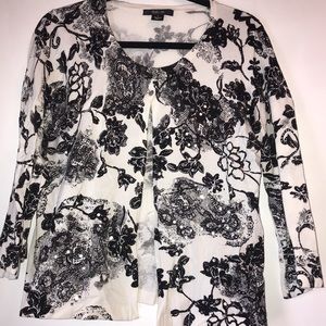 Black and White Cardigan